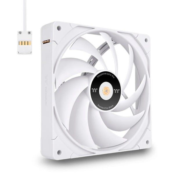 Thermaltake TOUGHFAN EX14 Pro White, Gehäuselüfter - Thermaltake - vue 4
