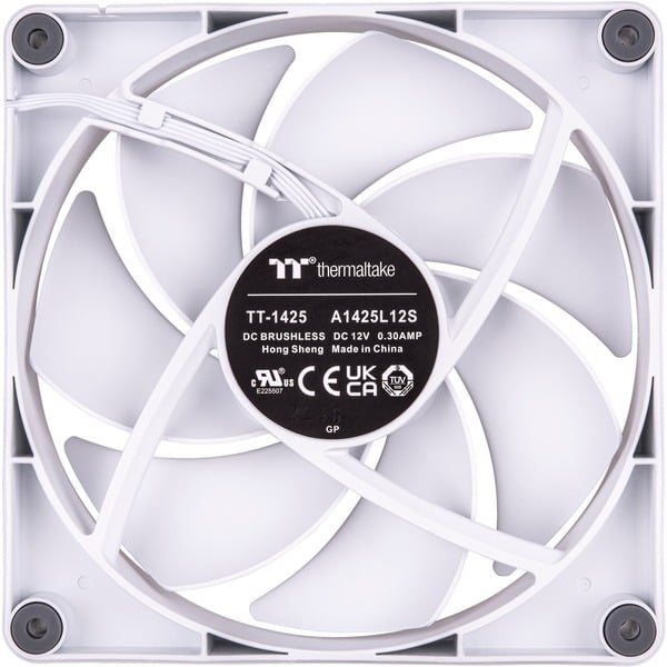 Thermaltake CT120 PC Cooling Fan White, Gehäuselüfter - Thermaltake - vue 3