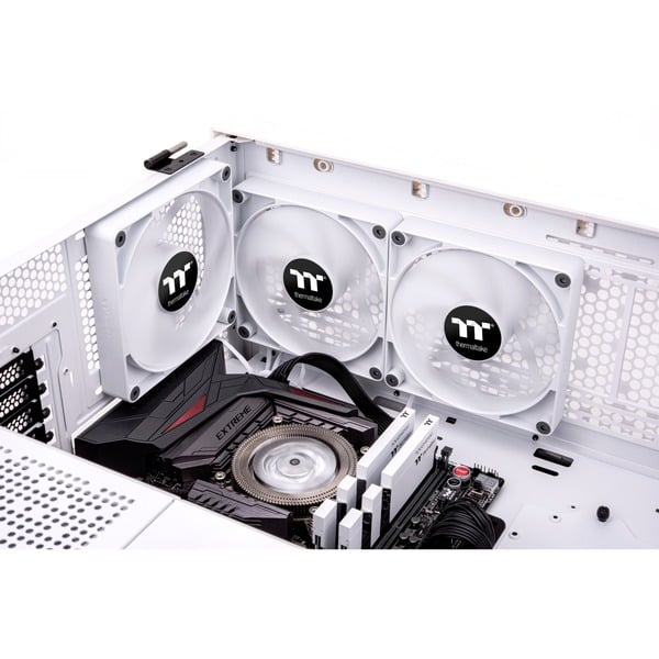 Thermaltake CT120 PC Cooling Fan White, Gehäuselüfter - Thermaltake - vue 8