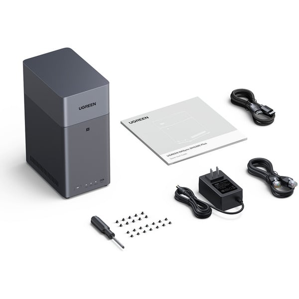 UGREEN DH2300 + 2x 6 TB Seagate IronWolf HDD Bundle, NAS - UGREEN - vue 6