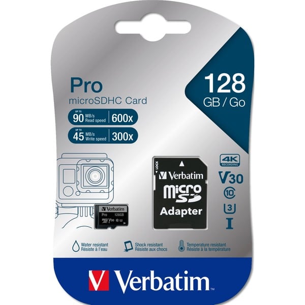 Verbatim Pro 64 GB microSDXC, Speicherkarte - Verbatim - vue 3