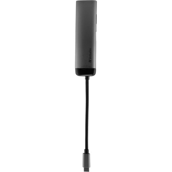 Verbatim USB 3.2 Gen 1 Multiport-Hub, USB-C Stecker > 2x USB-A + USB-C Buchse + HDMI-Buchse, USB-Hub - Verbatim - vue 3