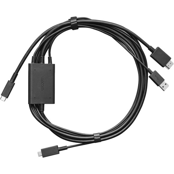 (€ 25,59 / 1 m) Wacom One 3 in 1 câble, 2 mètre - Wacom