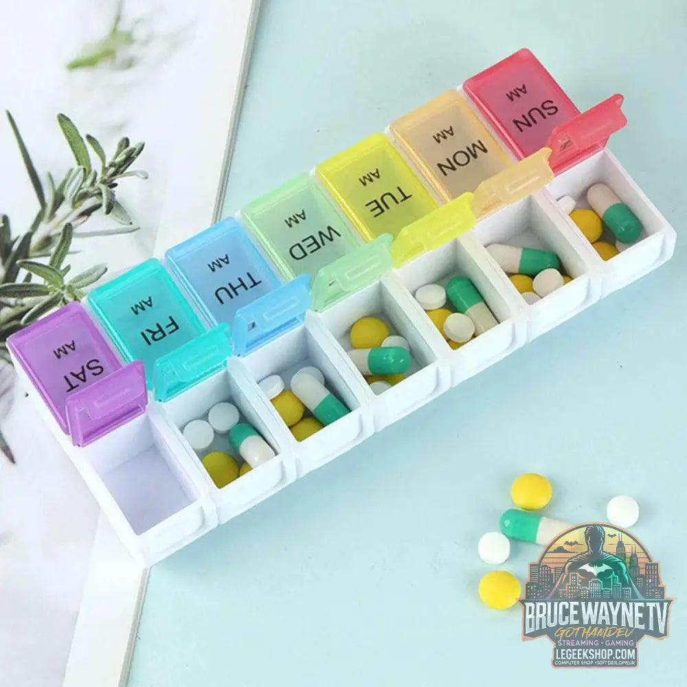 💊 Boîte à Pilules Hebdomadaire et Mensuelle – 7/14/28 Jours | Organisateur de Médicaments - Legeekshop