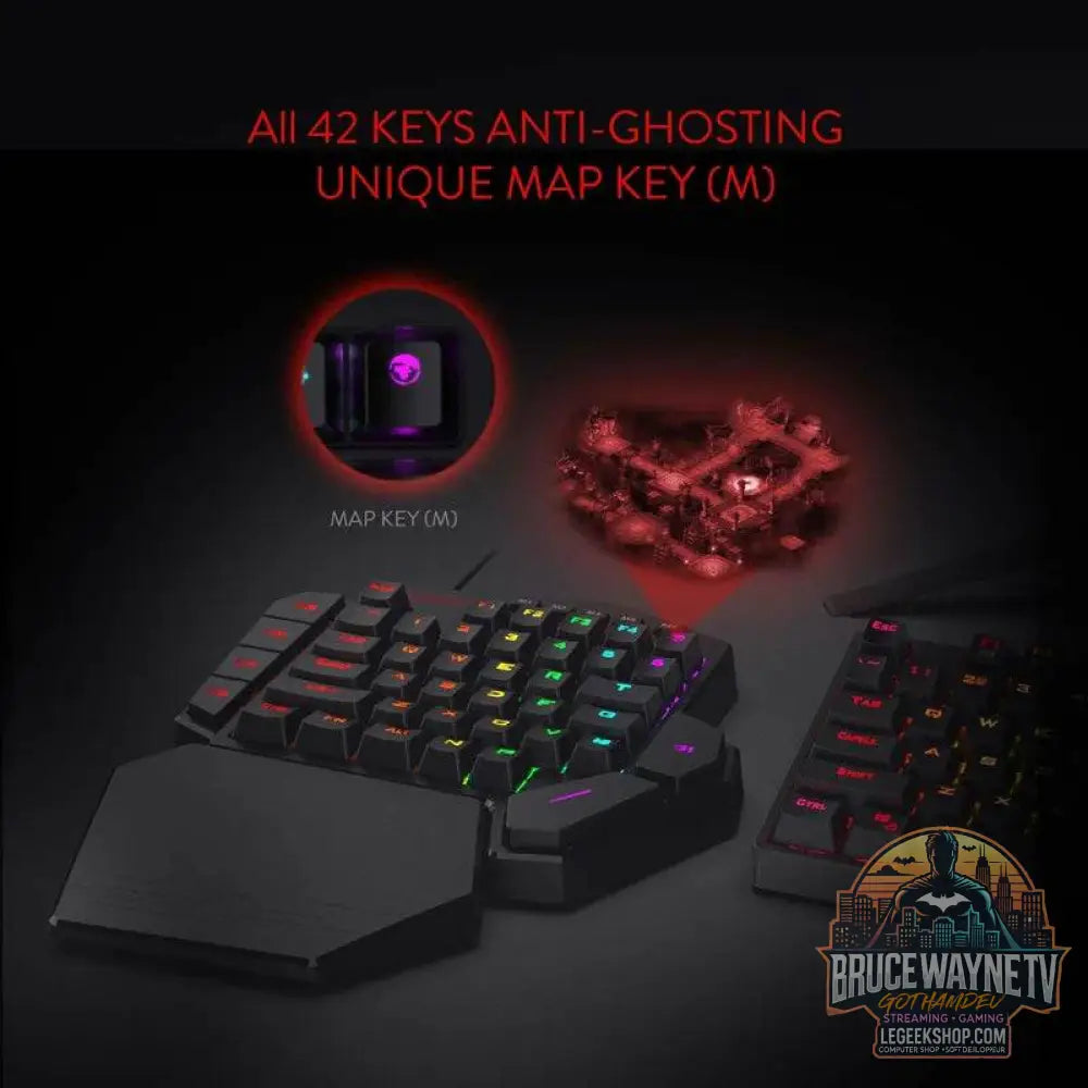 🎮 Clavier Mécanique Redragon K585 DITI – Gaming à Une Main | Rétroéclairage RGB & Hot-Swap - Legeekshop