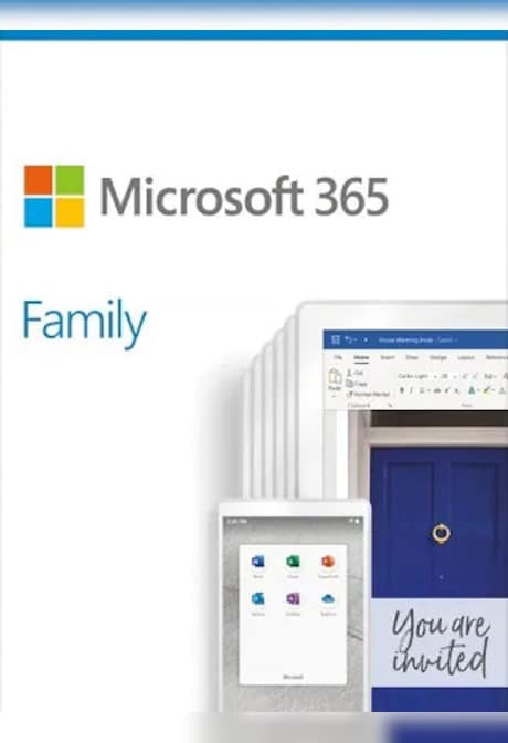 Microsoft Office 365 Family (PC, Mac) (6 Devices, 1 Year) - Microsoft Key - POLAND
