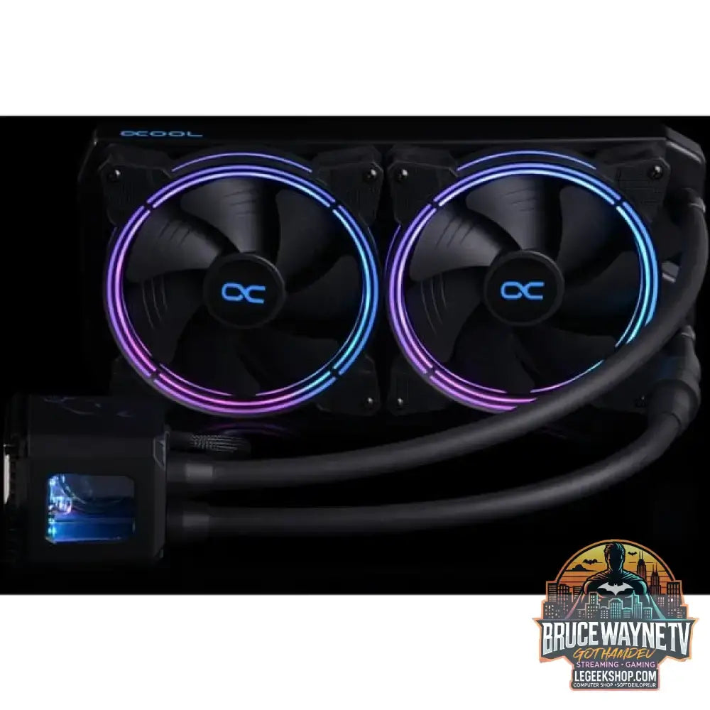 Alphacool Eisbaer Aurora 280 CPU - Digital RGB 280mm, Wasserkühlung schwarz - Alphacool - vue 10