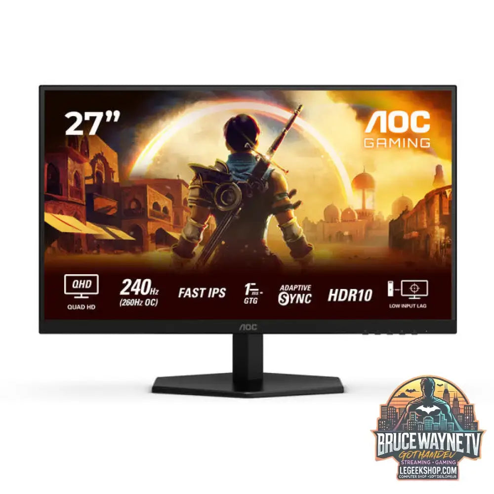 AOC Q27G42ZE 27" QHD/WQHD IPS 240 Hz - AOC - vue 2