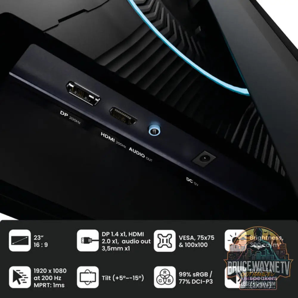 Arozzi Nova 24T1K200 23,8" Full HD IPS 200 Hz - Arozzi - vue 4