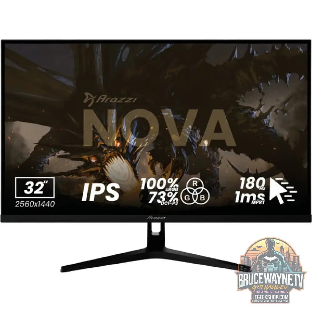 Arozzi Nova 32T2K180 31,5" QHD/WQHD IPS 180 Hz - Arozzi