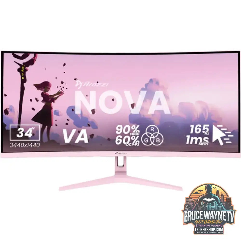 Arozzi Nova 34T2K165 34" QHD/WQHD VA 165 Hz - Arozzi