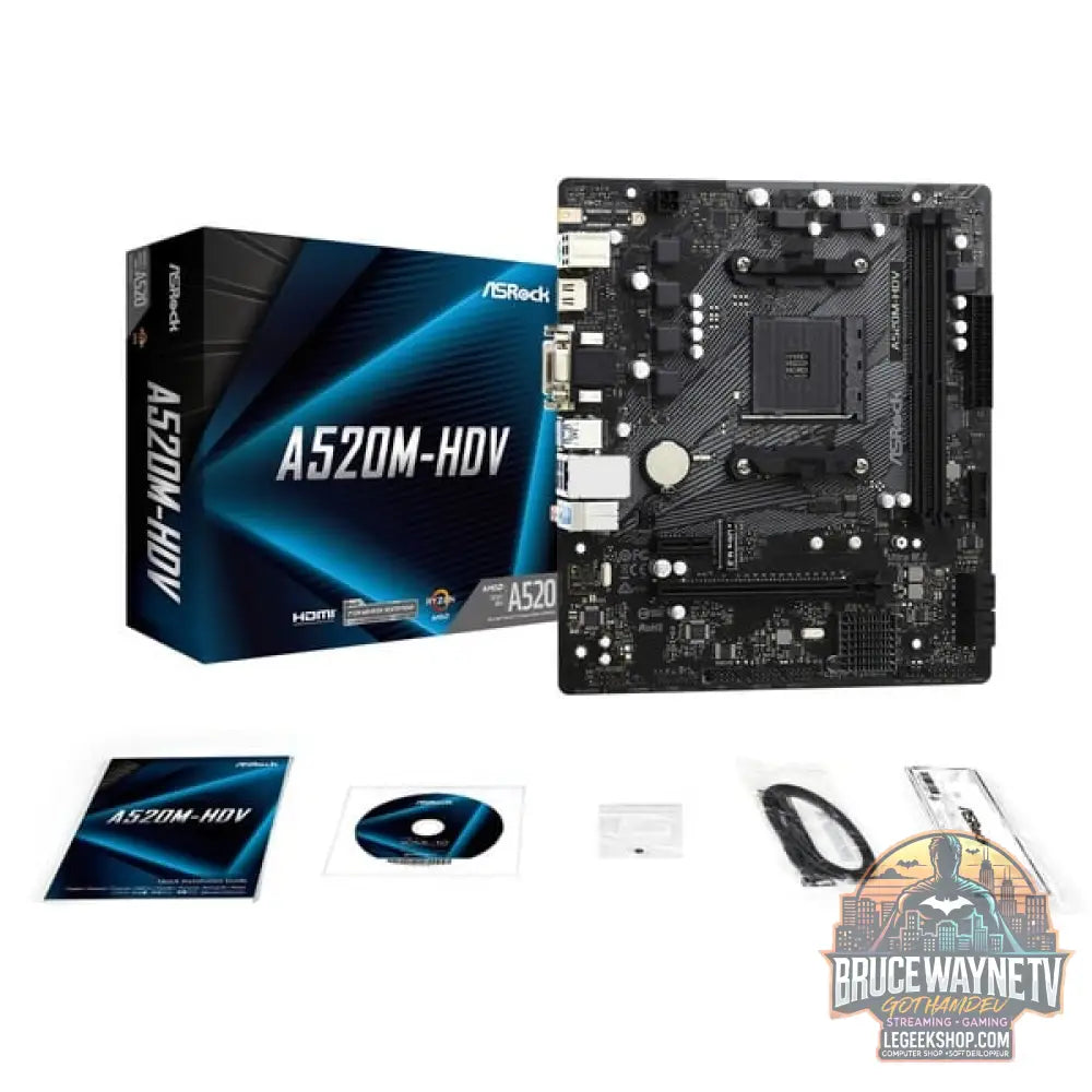 ASRock A520M-HDV, carte mère - ASRock - vue 7