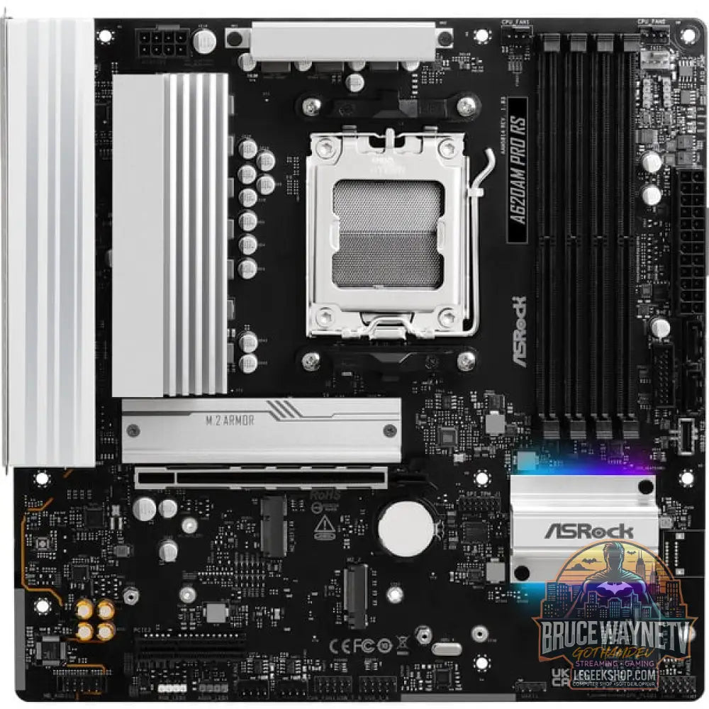 ASRock A620AM PRO RS, carte mère - ASRock - vue 3