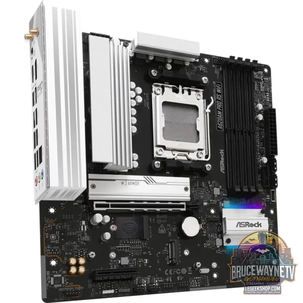 ASRock A620AM PRO RS WIFI, carte mère - ASRock - vue 2