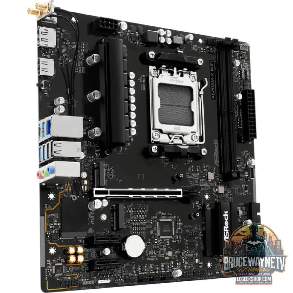 ASRock A620AM-X WIFI, carte mère - ASRock - vue 2