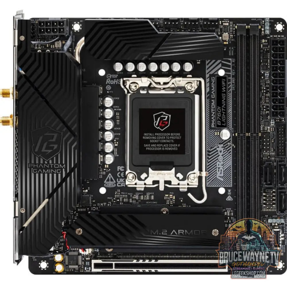 ASRock B760I LIGHTNING WiFi, carte mère - ASRock - vue 4