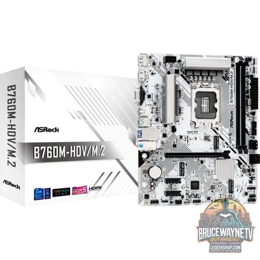 ASRock B760M-HDV/M.2 WHITE, carte mère - ASRock
