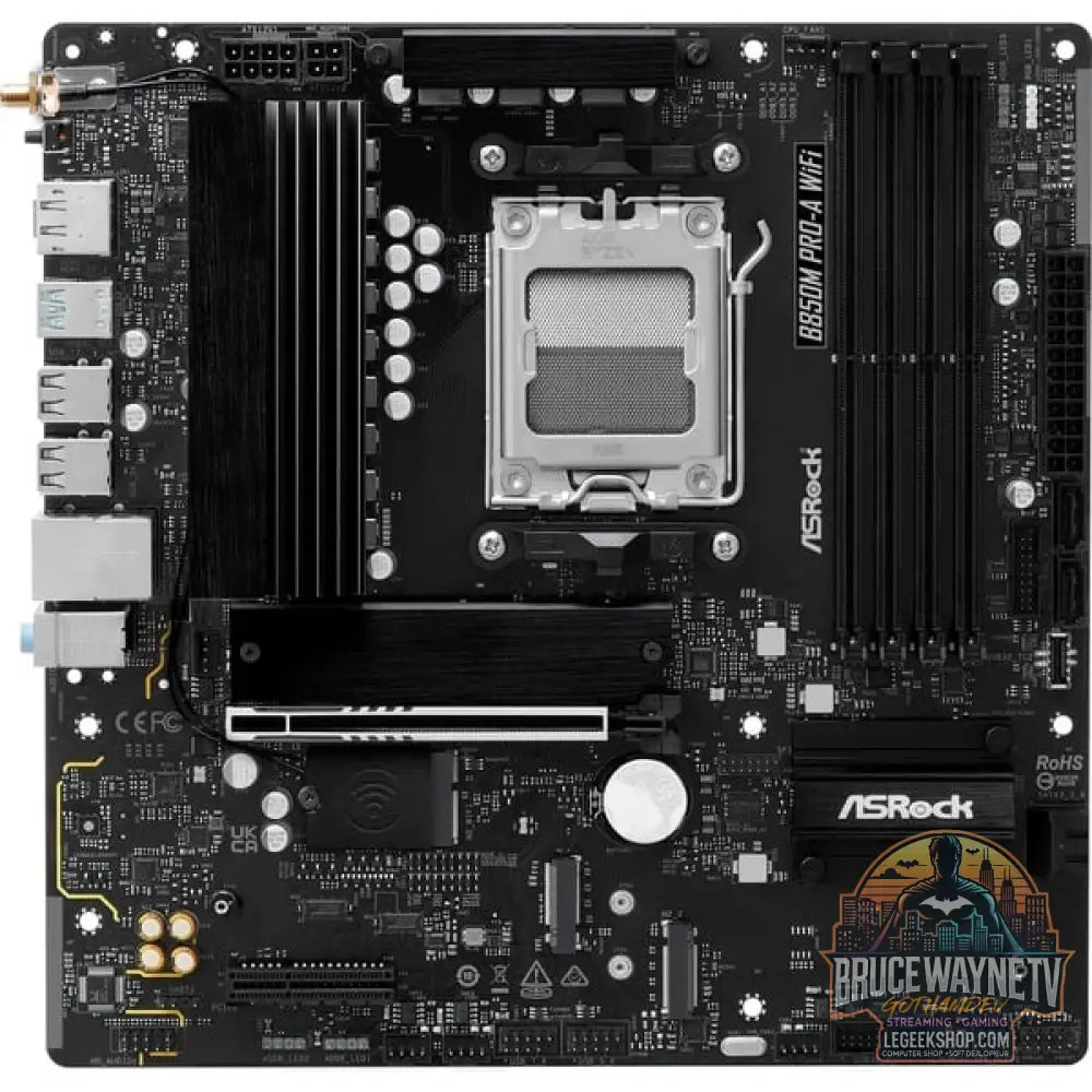 ASRock B850M Pro-A WiFi, carte mère - ASRock - vue 3