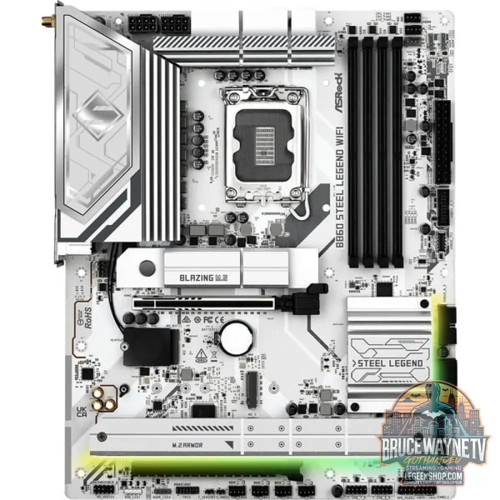 ASRock B860 Steel Legend WiFi, carte mère - ASRock - vue 3