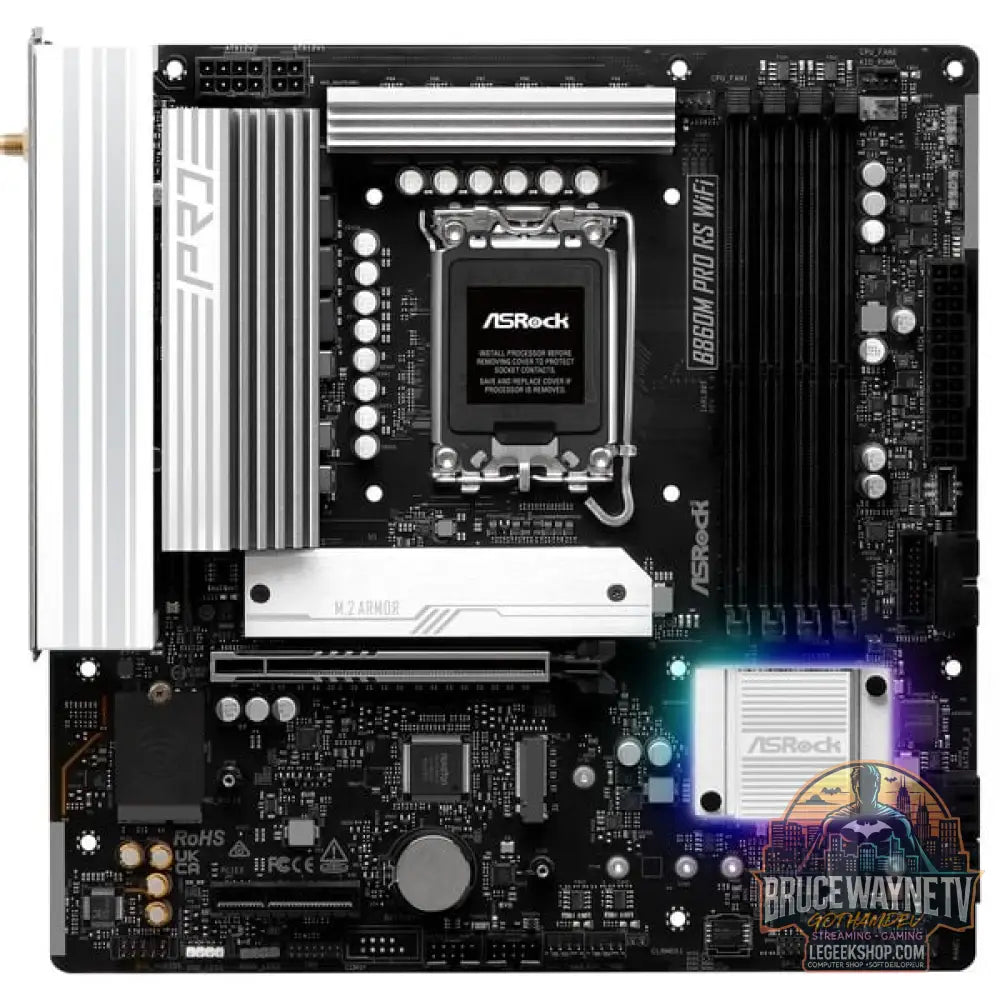 ASRock B860M Pro RS WiFi, carte mère - ASRock - vue 4