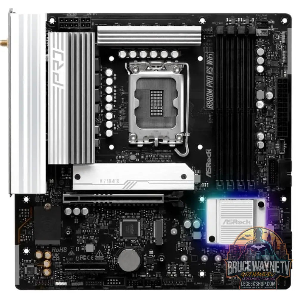 ASRock B860M Pro RS WiFi, carte mère - ASRock - vue 3