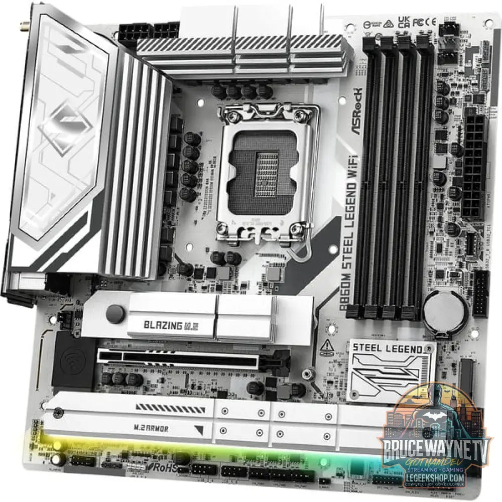 ASRock B860M Steel Legend WiFi, carte mère - ASRock - vue 6