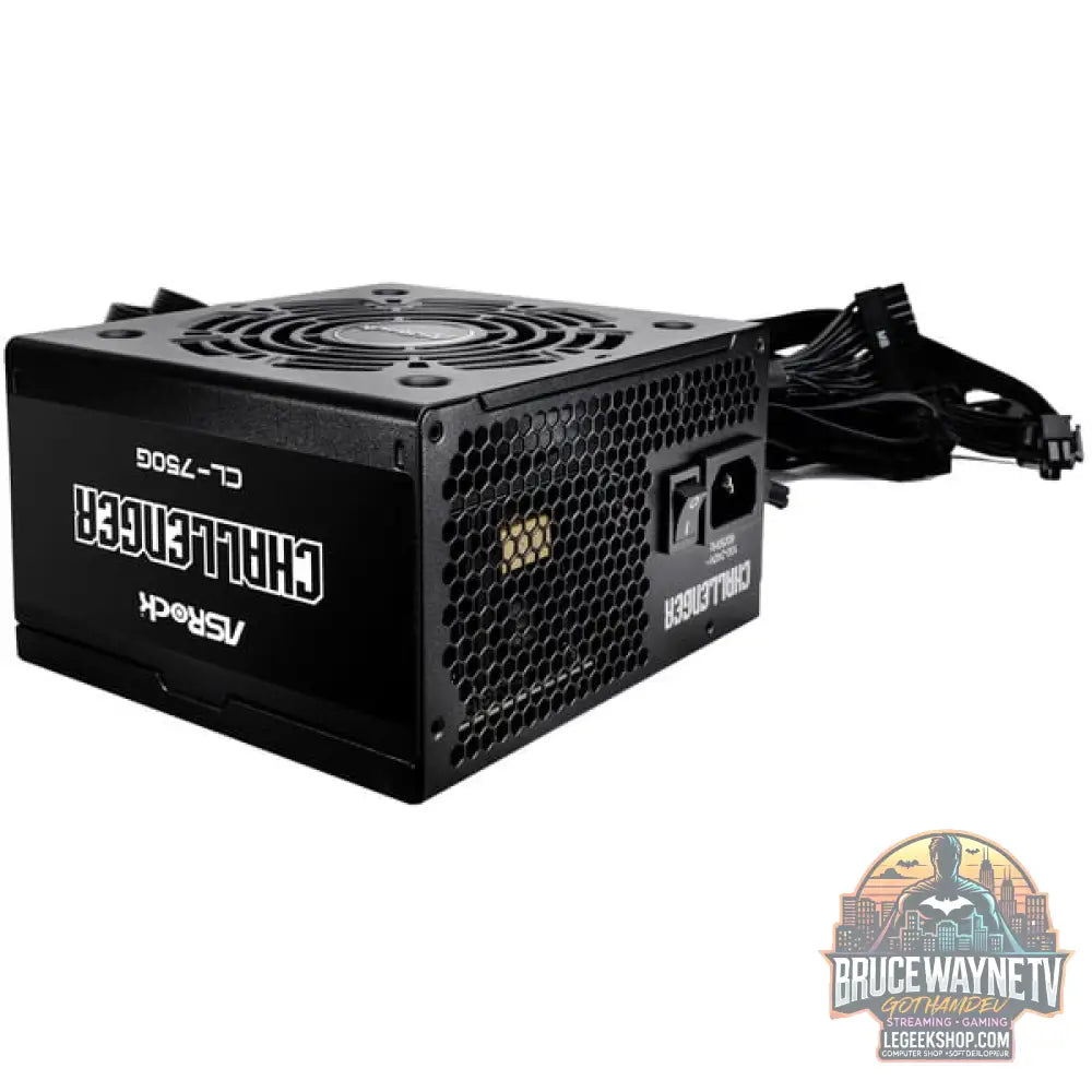 ASRock Challenger CL-750G 750W, alimentation PC - ASRock - vue 3