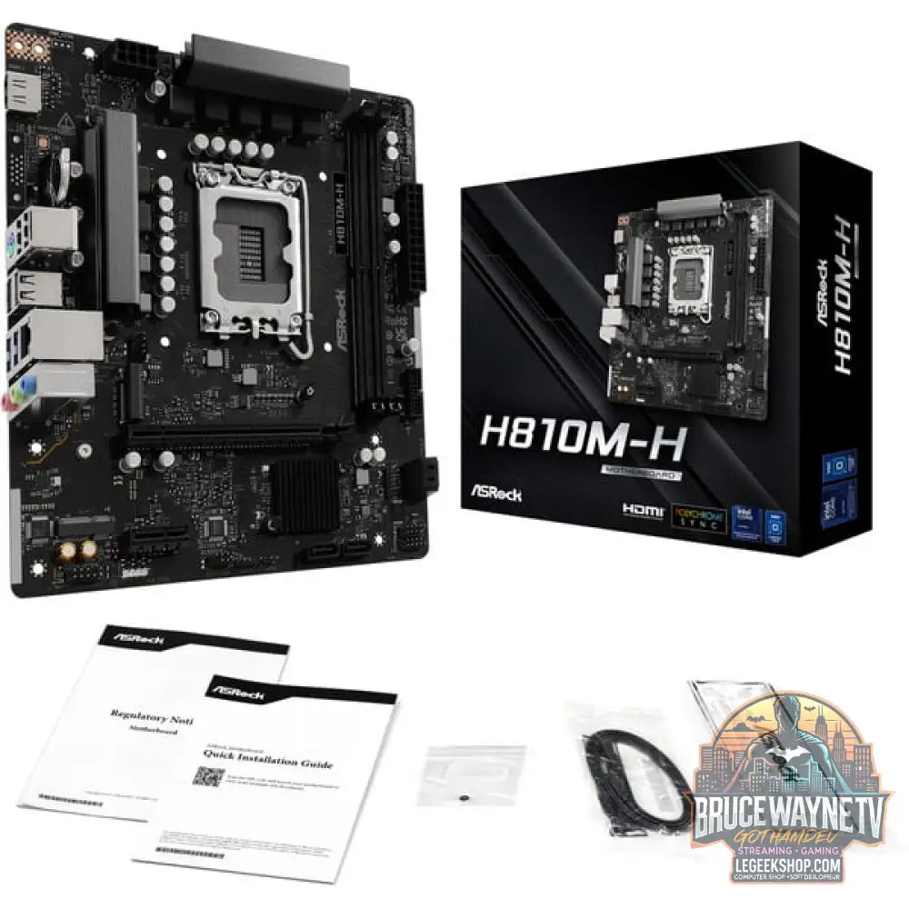 ASRock H810M-H, carte mère - ASRock - vue 7