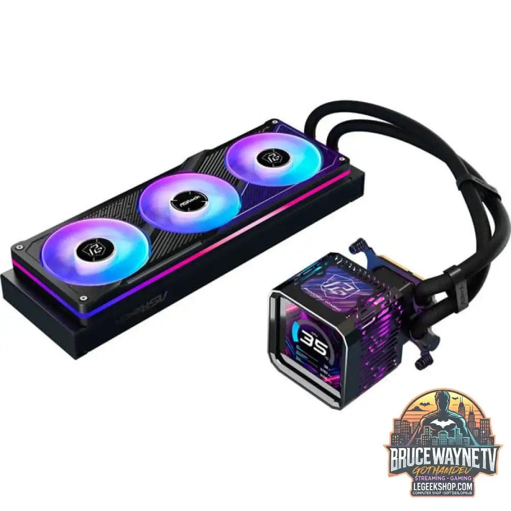 ASRock Phantom Gaming 360 LCD, Wasserkühlung schwarz - ASRock