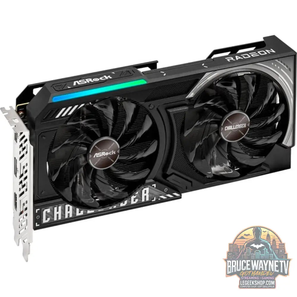ASRock Radeon RX 9060 XT CHALLENGER OC 16GB, carte graphique - ASRock - vue 4