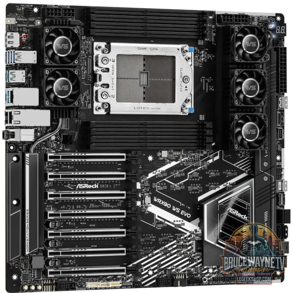 ASRock WRX90 WS EVO, carte mère - ASRock - vue 2
