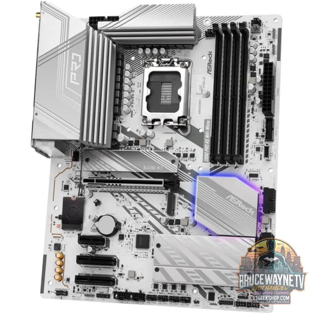 ASRock Z890 Pro RS WiFi White, carte mère - ASRock - vue 4