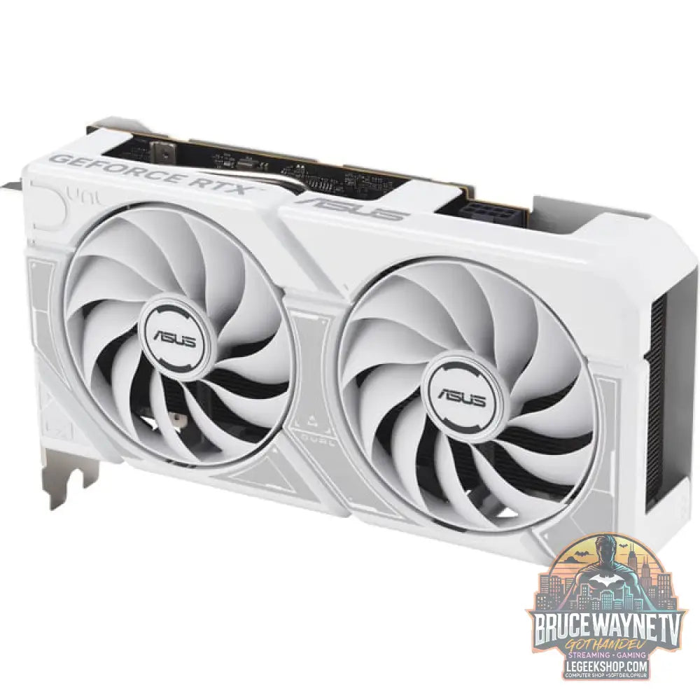 ASUS GeForce RTX 5060 DUAL OC WHITE 8GB, carte graphique blanc, DLSS 4, 3x DisplayPort, 1x HDMI 2.1 - ASUS - vue 5
