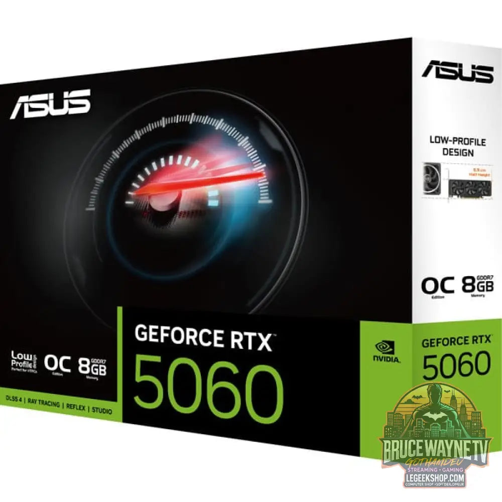 ASUS GeForce RTX 5060 LP BRK OC 8 GB, carte graphique DLSS 4, 1x DisplayPort, 2x HDMI 2.1 - ASUS - vue 11