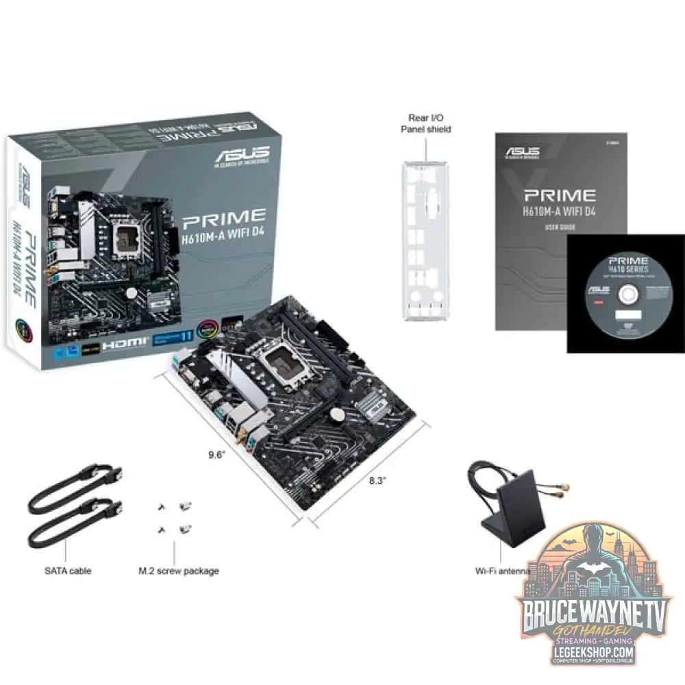 ASUS PRIME H610M-A WIFI D4, carte mère - ASUS - vue 6