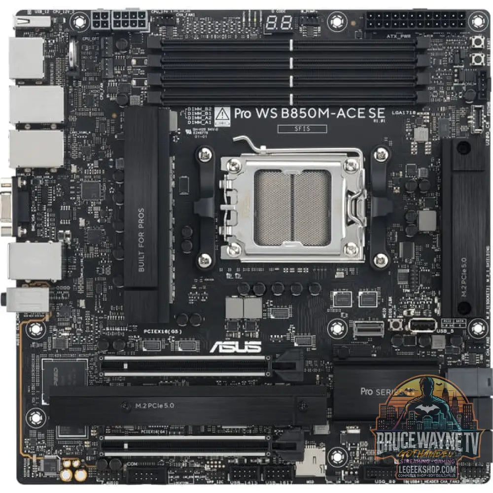 ASUS PRO WS B850M-ACE SE, carte mère - ASUS - vue 2