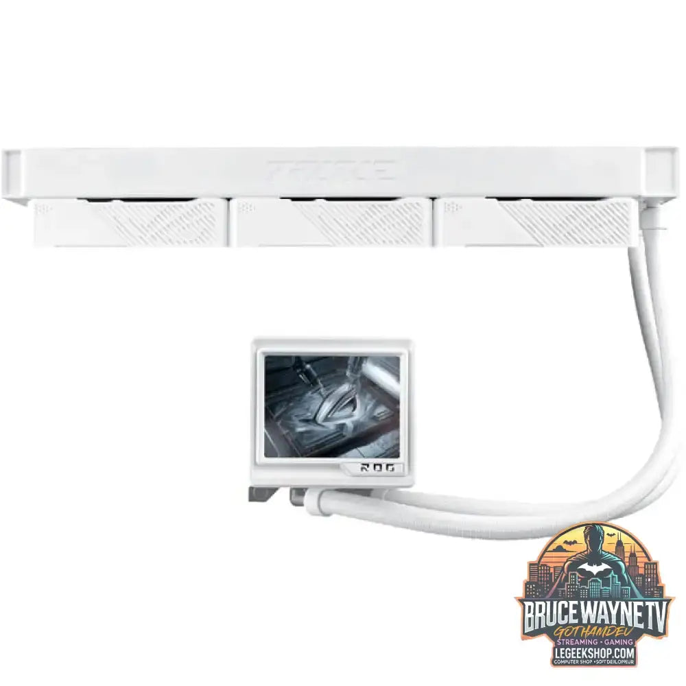 ASUS ROG Ryujin III 360 ARGB Extreme White, Wasserkühlung weiß - ASUS - vue 4
