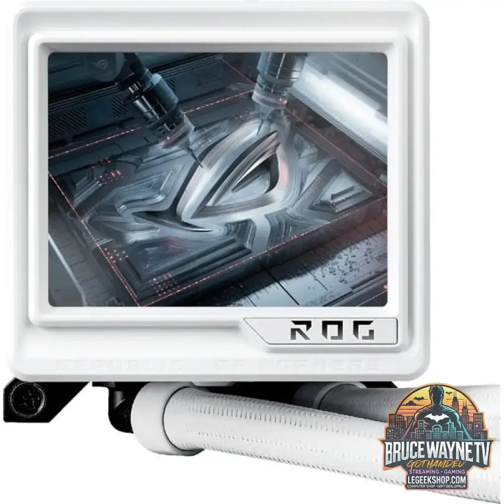 ASUS ROG Ryujin III 360 ARGB Extreme White, Wasserkühlung weiß - ASUS - vue 5