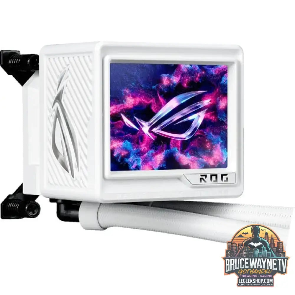 ASUS ROG Ryujin III 360 ARGB Extreme White, Wasserkühlung weiß - ASUS - vue 9
