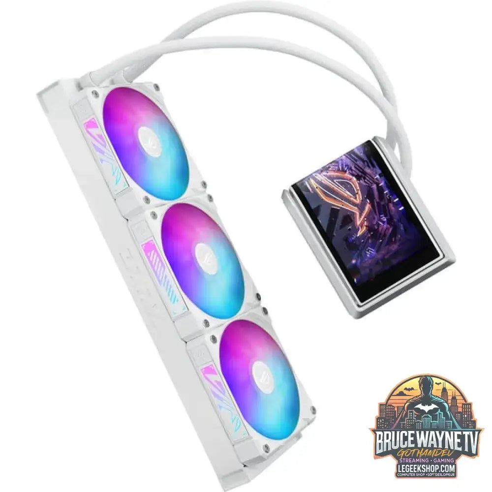 ASUS ROG RYUO IV 360 ARGB WHT, Wasserkühlung weiß - ASUS - vue 5