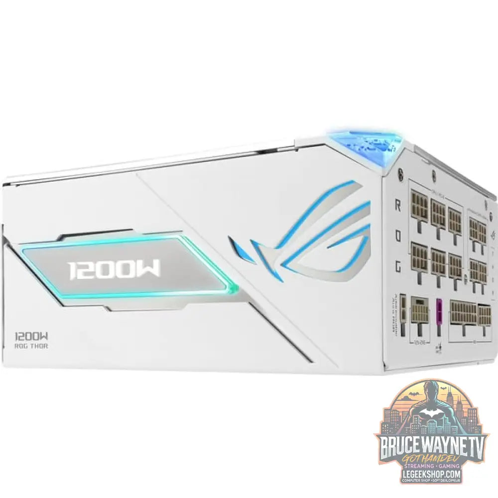 ASUS ROG Thor 1200W Platinum III White Edition (ROG Equalizer), alimentation PC - ASUS - vue 5