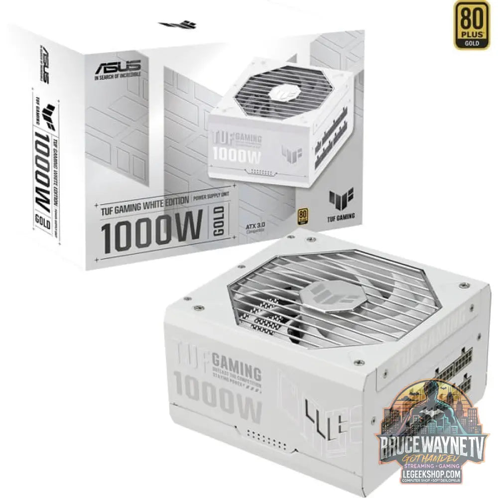 ASUS TUF Gaming 1000W Gold White Edition, alimentation PC - ASUS