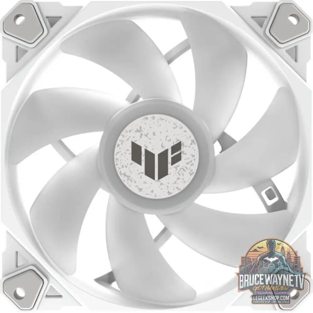ASUS TUF Gaming TF120 ARGB-Gehäuselüfter White Edition 3IN1 - ASUS - vue 4