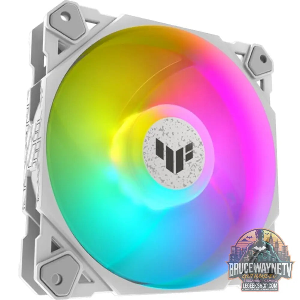 ASUS TUF Gaming TF120 ARGB-Gehäuselüfter White Edition 3IN1 - ASUS - vue 3