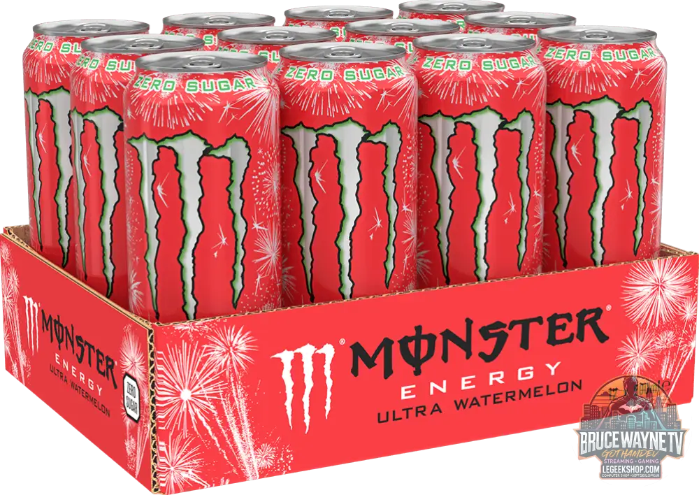 Monster Energy Ultra Pastèque (12 x 500 ml) ou à l'unité - Legeekshop