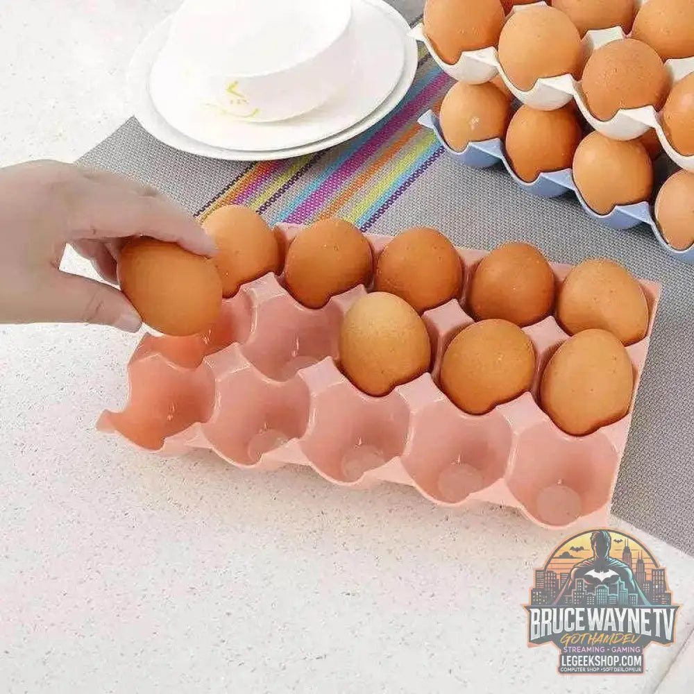 🥚 Boîte de Rangement d'Œufs Coulissante à 3 Couches – Style Échelle | Grande Capacité Réfrigérateur - Legeekshop