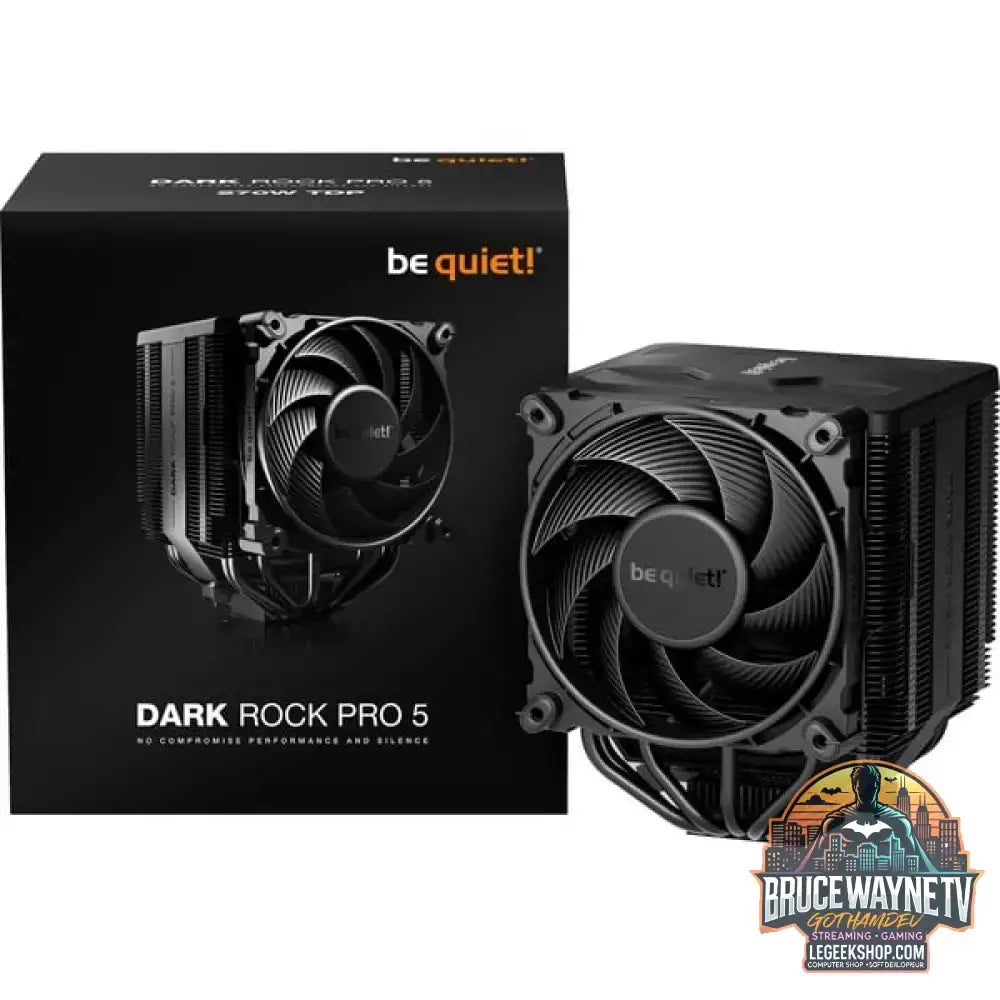 be quiet! Dark Rock Pro 5, CPU-Kühler schwarz, 120 mm - be quiet!