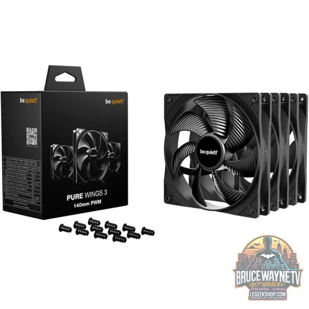 be quiet! Pure Wings 3 140mm PWM 3-Pack, Gehäuselüfter - be quiet!