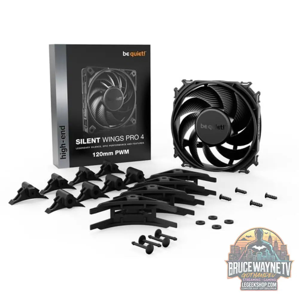 be quiet! Silent Wings Pro 4 PWM 120x120x25, Gehäuselüfter - be quiet! - vue 5