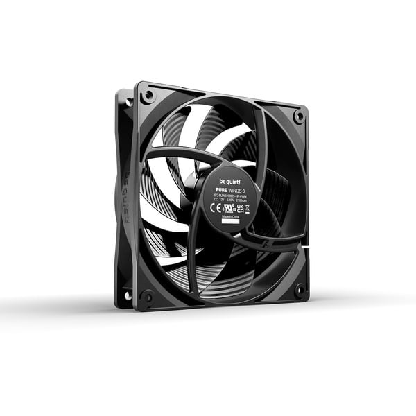 be quiet! Pure Wings 3 120mm PWM high-speed 3-Pack, Gehäuselüfter - be quiet! - vue 3